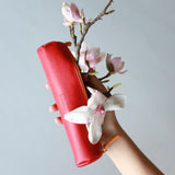 Penar Rhodiarama, rotund, imitatie piele, 5 x 21.5 x 5 cm, Fuchsia Penar Rhodia 