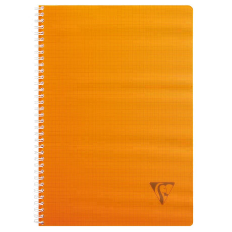 Caiet cu spirala Linicolor Clairefontaine A4, matematica, culori asortate, 50 pagini Caiet Clairefontaine 