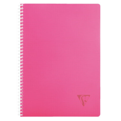 Caiet cu spirala Linicolor Clairefontaine A4, matematica, culori asortate, 50 pagini Caiet Clairefontaine 