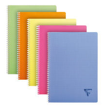 Încarcă imaginea în vizualizatorul Galerie, Caiet cu spirala Linicolor Clairefontaine A4, matematica, culori asortate, 50 pagini Caiet Clairefontaine 
