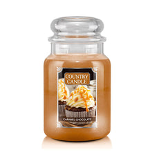Încarcă imaginea în vizualizatorul Galerie, Lumanare parfumata 2 fitile Country Candle &#39;&#39;Ciocolata cu caramel&#39;&#39; 652 g Lumanare parfumata Kringle Candle 
