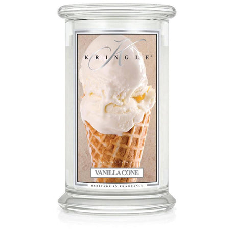 Lumanare parfumata 2 fitile Kringle Candle ''Inghetata de vanilie'' 624 g Lumanare parfumata Kringle Candle 