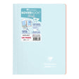 Caiet Koverbook Blush A4 Pastel Clairefontaine, liniat, Ice blue/Coral, 80 file Caiet Clairefontaine 