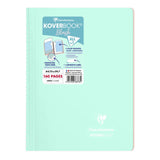 Caiet Koverbook Blush A4 Pastel Clairefontaine, liniat, Mint/Powder Pink 80 file Caiet Clairefontaine 
