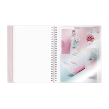 Încarcă imaginea în vizualizatorul Galerie, Caiet Koverbook Blush A4 Pastel Clairefontaine, liniat, Liliac/Green Tea 80 file Caiet Clairefontaine 
