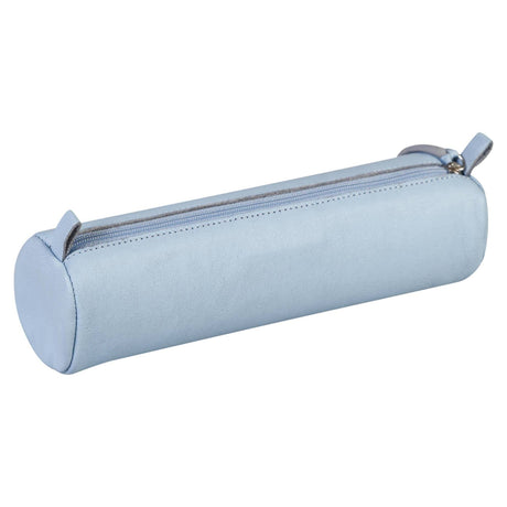 Penar rotund din piele albastru deschis Clairefontaine 5,5 x 22 cm Penar Clairefontaine 