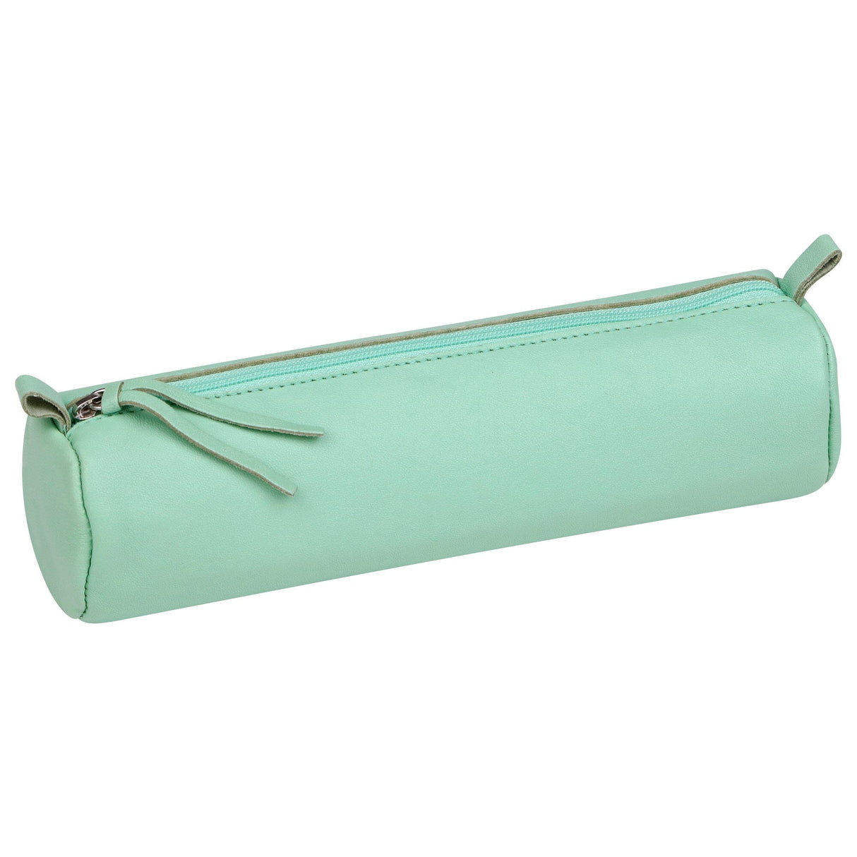 Penar Rhodiarama, rotund, piele naturala, 5.5 x 22 x 5.5 cm, Pistachio Green Penar Rhodia 
