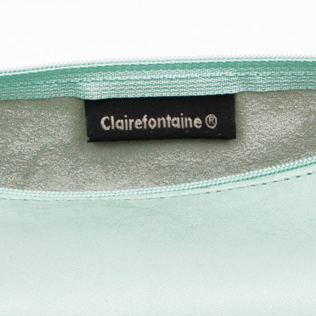 Penar Rhodiarama, rotund, piele naturala, 5.5 x 22 x 5.5 cm, Pistachio Green Penar Rhodia 