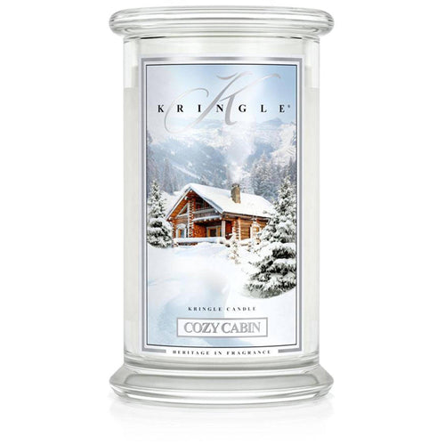 Lumanare parfumata 2 fitile Kringle Candle ''Confortabil la cabana'' 624 g Lumanare parfumata Kringle Candle 