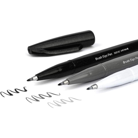 Carioca Pentel pentru scris de mana Shadow Edition 3 culori/set Carioca Pentel 