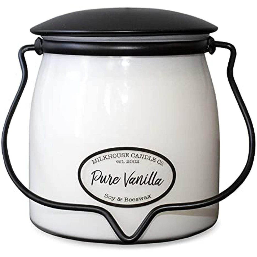 Lumanare parfumata MILKHOUSE Butterjar 2 fitile ''Vanilie pura'' 454g Lumanare parfumata MILKHOUSE CANDLES 