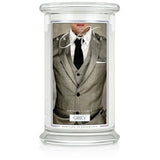 Lumanare parfumata 2 fitile Kringle Candle ''Gri'' 624 g Lumanare parfumata Kringle Candle 