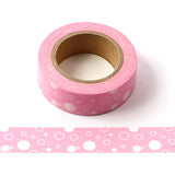 Banda Washi - Roz Model Buline Albe Banda Washi Paperie.ro 