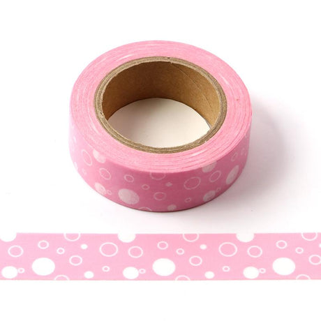Banda Washi - Roz Model Buline Albe Banda Washi Paperie.ro 