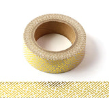 Banda Washi - Alba Model Dungi Aurii Banda Washi Paperie.ro 