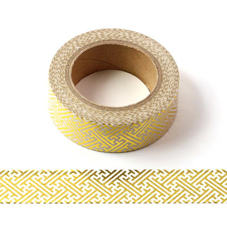 Banda Washi - Alba Model Dungi Aurii Banda Washi Paperie.ro 
