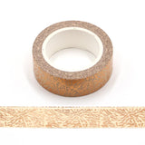 Banda Washi - Galben Pal Model Dungi Aurii Banda Washi Paperie.ro 