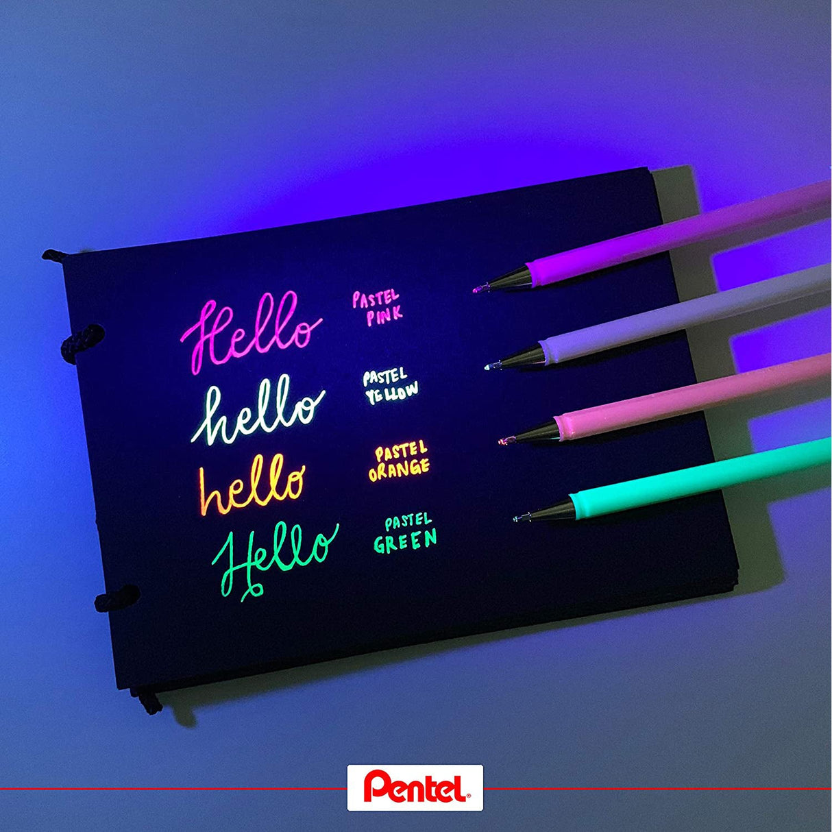Roller cu gel Pentel Hybrid Milky, 0.8 mm, fara mecanism, alb ROLLERE CU GEL Pentel 