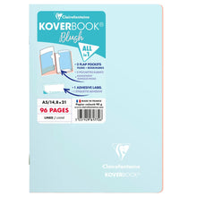 Încarcă imaginea în vizualizatorul Galerie, Caiet Koverbook A5, coperta polipropilena, ice blue/coral, 48 file, dictando Caiet Clairefontaine 
