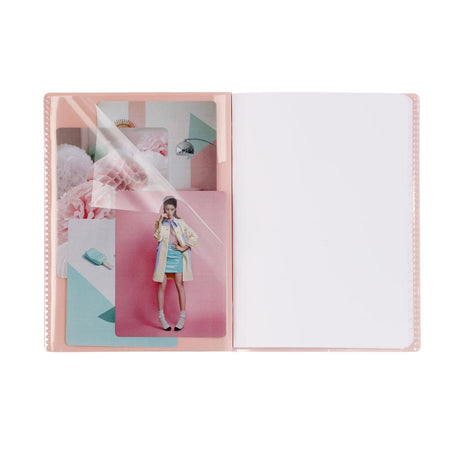 Caiet Koverbook A5, coperta polipropilena, ice blue/coral, 48 file, dictando Caiet Clairefontaine 