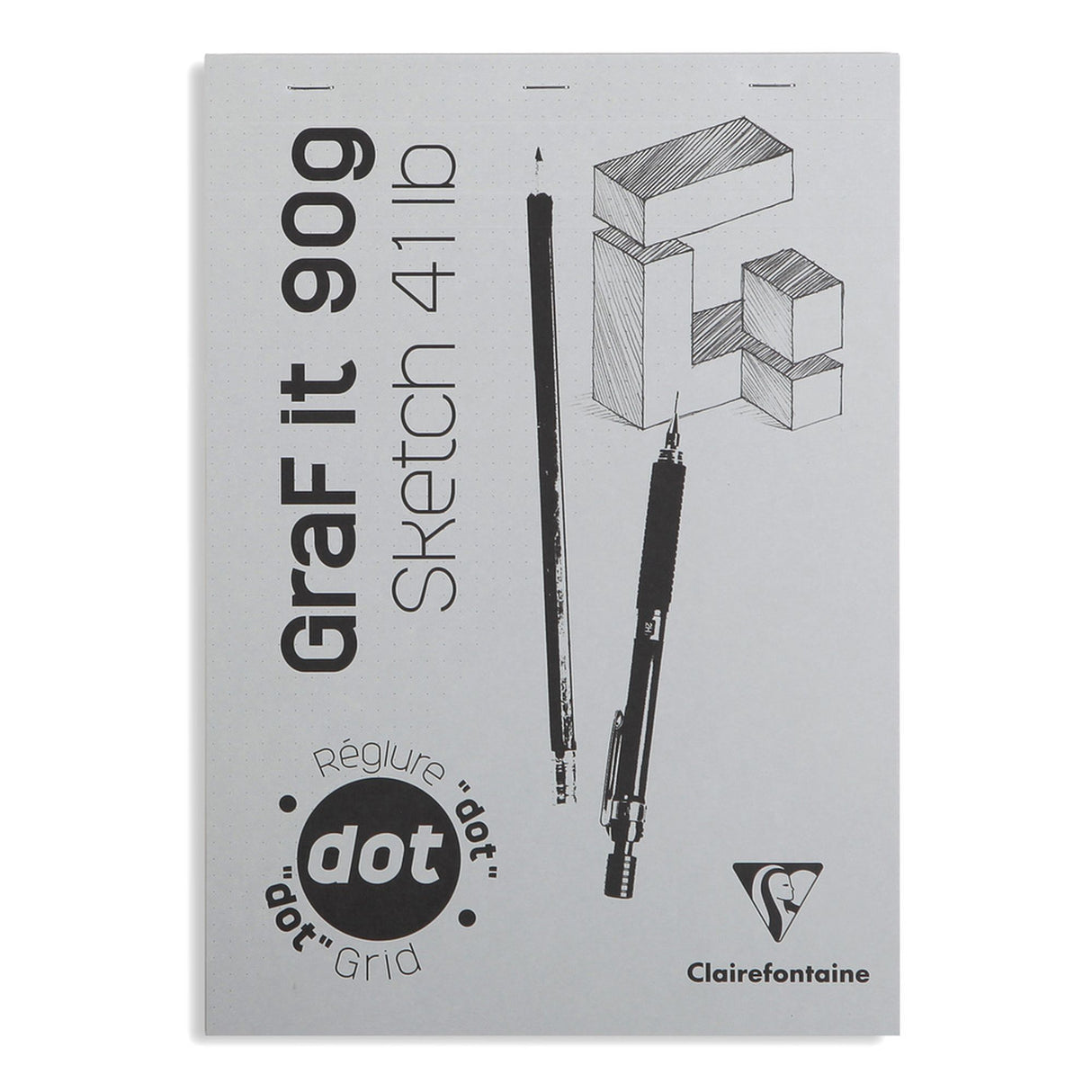 Caiet notite GRAFiT A4 80coli 90g liniatura punctata Clairefontaine 
