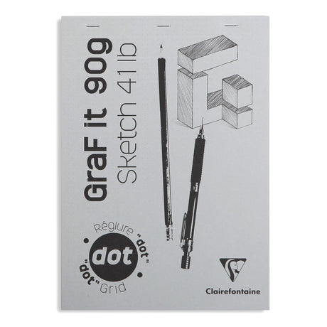 Caiet notite GRAFiT A4 80coli 90g liniatura punctata Clairefontaine 