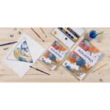 Caiet de pictura in acuarele GOLDLINE AQUA hartie alba 300g Medium Fine A5 70 file Clairefontaine 