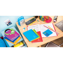 Încarcă imaginea în vizualizatorul Galerie, Caiet 24 x 32 cm, 48 file, matematica, coperta PP, hartie 90 g / mp, Koverbook, pink Caiet Clairefontaine 
