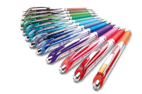 Roller Energel PENTEL cu mecanism 0.7mm 6 buc/set plastic Paperie.ro 