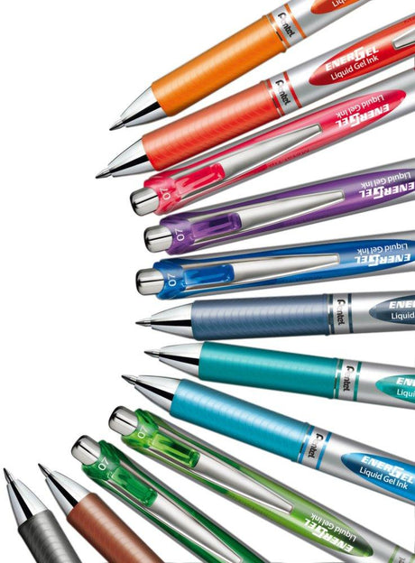 Roller Energel PENTEL cu mecanism 0.7mm 6 buc/set plastic Paperie.ro 