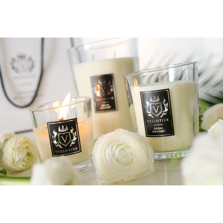Lumanare parfumata Vellutier, 225 g, Bridal Bouquet Lumanare parfumata Vellutier 