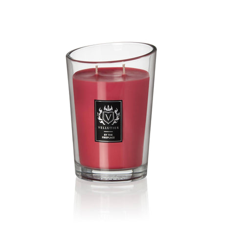 Lumanare parfumata VELLUTIER mare 2 fitile ''privind la simineu'' 515g Lumanare parfumata VELLUTIER 