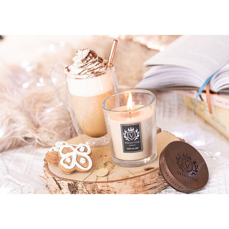 Lumanare parfumata Vellutier, 225 g, Café Au Lait Lumanare parfumata Vellutier 
