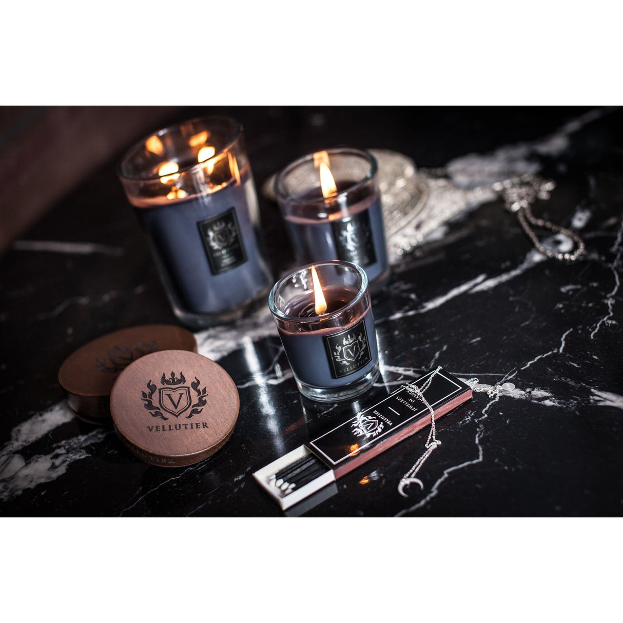 Lumanare parfumata Vellutier, 90 g, Desired by Night Lumanare parfumata Vellutier 