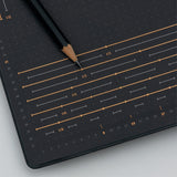 Caiet Bullet / Journal Editia a IIa A5 negru 206 pg, hartie 120g/m², linii punctate Agenda Leuchtturm Leuchtturm 1917 