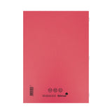 Caiet studentesc Silvine 40 de file dictando, 75g/mp, cu margine de 8mm si coperta rosie Caiet Paperie.ro 
