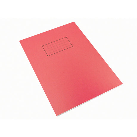Caiet studentesc Silvine 40 de file dictando, 75g/mp, cu margine de 8mm si coperta rosie Caiet Paperie.ro 