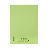 Caiet studentesc Silvine 40 de file dictando, 75g/mp, cu margine de 8mm si coperta verde Caiet Paperie.ro 