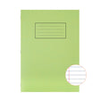 Caiet studentesc Silvine 40 de file dictando, 75g/mp, cu margine de 8mm si coperta verde Caiet Paperie.ro 