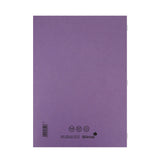 Caiet studentesc Silvine 40 de file dictando, 75g/mp, cu margine de 8mm si coperta mov Caiet Paperie.ro 