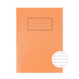 Caiet studentesc Silvine 40 de file dictando, 75g/mp, cu margine de 8mm si coperta portocalie Caiet Paperie.ro 