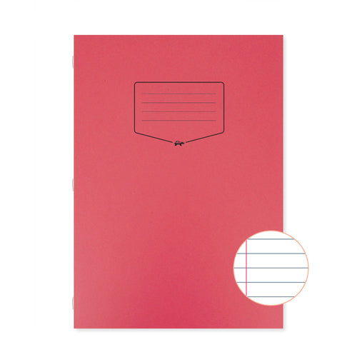 Caiet studentesc Silvine. Contine 40 de file dictando, 75g/mp, cu margine de 8mm si o coperta laminata, pentru rezistenta, rosie Caiet Paperie.ro 