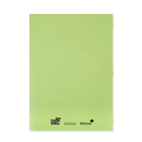 Caiet studentesc Silvine. Contine 40 de file dictando, 75g/mp, cu margine de 8mm si o coperta laminata, pentru rezistenta, verde Caiet Paperie.ro 
