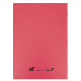 Caiet Silvine A4+. Contine 40 de file dictando, 75g/mp, cu margine de 8mm si o coperta laminata, pentru rezistenta, rosie Caiet Paperie.ro 