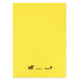 Caiet Silvine A4+. Contine 40 de file dictando, 75g/mp, cu margine de 8mm si o coperta laminata, pentru rezistenta, galbena Caiet Paperie.ro 