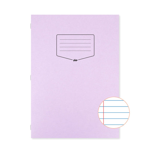 Caiet Silvine A4+. Contine 40 de file dictando, 75g/mp, cu margine de 8mm si o coperta laminata, pentru rezistenta, violet Caiet Paperie.ro 
