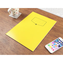 Încarcă imaginea în vizualizatorul Galerie, Caiet A4 studentesc din hartie reciclata Silvline 32 de file, 100% din hartie reciclata, cu margine de 8mm si coperta galbena Caiet Paperie.ro 
