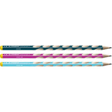 Încarcă imaginea în vizualizatorul Galerie, Creion grafit Stabilo EASYgraph S, HB, pentru stangaci, bleu, set 2 bucati / blister Creioane grafit Stabilo 
