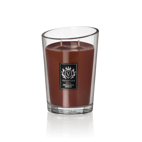 Lumanare parfumata VELLUTIER mare 2 fitile ''Clubul gentlemanilor'' 515g Lumanare parfumata VELLUTIER 