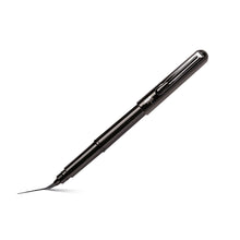 Încarcă imaginea în vizualizatorul Galerie, Pensula de buzunar cu cerneala pigmentata, 4 rezerve incluse, corp portocaliu, scris negru Paperie.ro 
